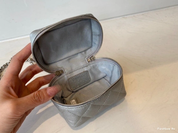 First Bag Ru WITH CHANEL CHAIN VANITY SMALL 0822